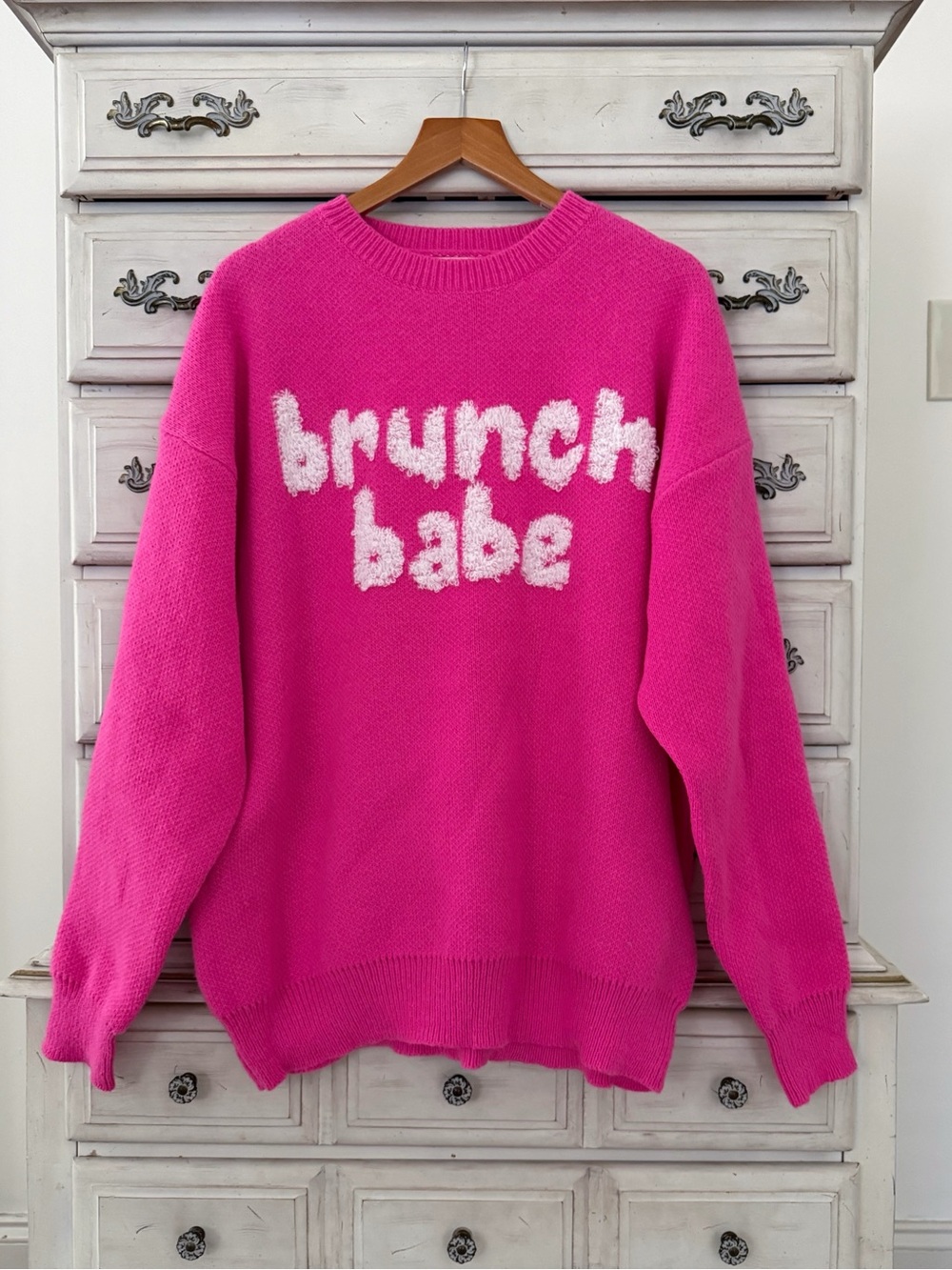 Vici Pink Brunch Babe Sweater